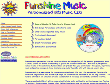Tablet Screenshot of funshinemusic.com